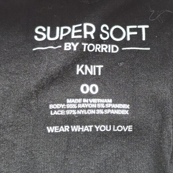 Torrid Lace Knit Top Size 00 - Picture 3 of 8